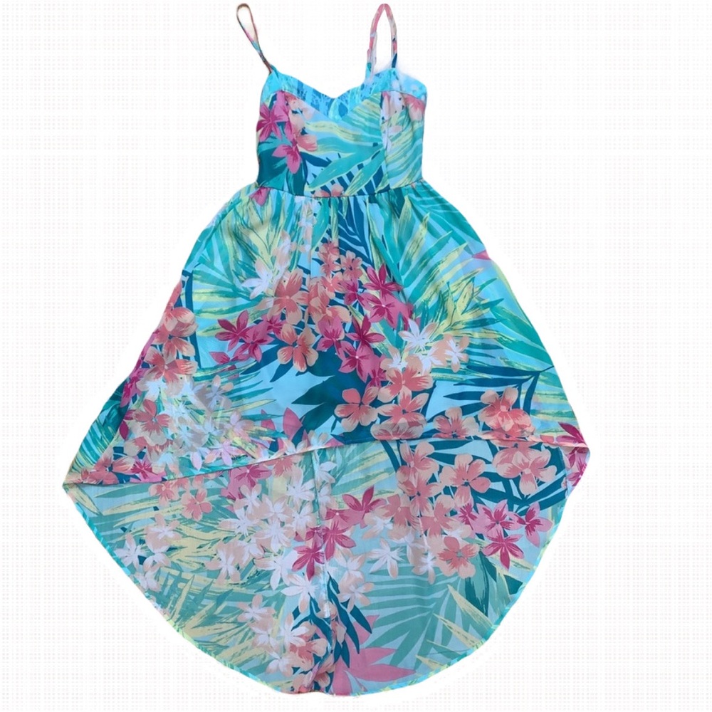 Mimi Chica tropical high low dress